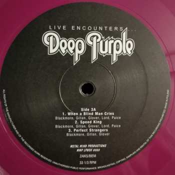 3LP Deep Purple: Live Encounters... CLR | LTD