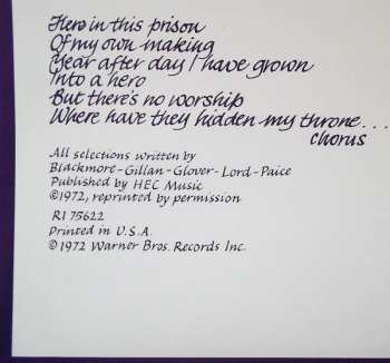 LP Deep Purple: Machine Head