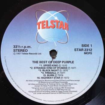 LP Deep Purple: The Best Of Deep Purple