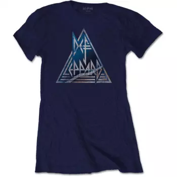 Women's T-shirt Triangle Logo Def Leppard 