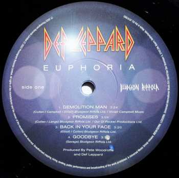 2LP Def Leppard: Euphoria
