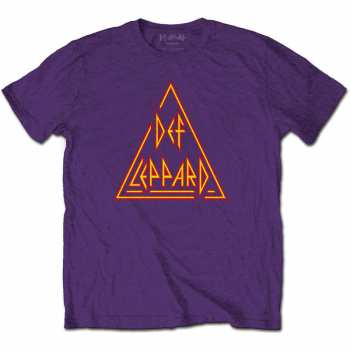 Merch Def Leppard: T-shirt Classic Triangle Logo Def Leppard 