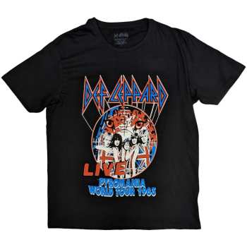 Merch Def Leppard: T-shirt Pyro World Tour