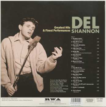 LP Del Shannon: Greatest Hits & Finest Performances
