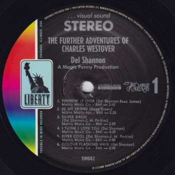 LP Del Shannon: The Further Adventures Of Charles Westover