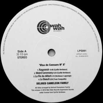 LP Delired Cameleon Family: Visa De Censure N° X LTD
