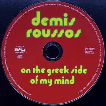 CD Demis Roussos: On The Greek Side Of My Mind