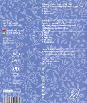 Blu-ray/SACD Dena Piano Duo: Mozart - Grieg Werke Für Zwei Klaviere Vol.II