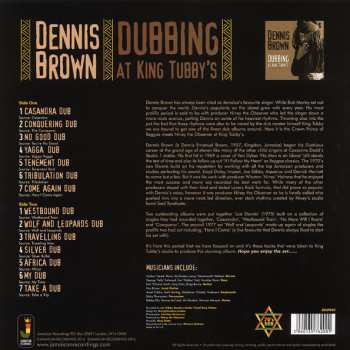 LP Dennis Brown: Dubbing At King Tubby's