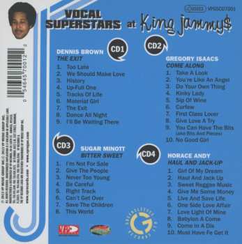 4CD/Box Set Gregory Isaacs: Vocal Superstars At King Jammys