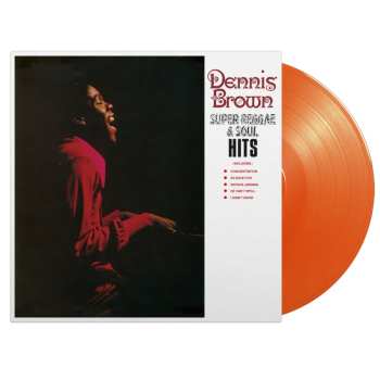 LP Dennis Brown: Super Reggae & Soul Hits (180g) (limited Numbered Edition) (orange Vinyl)