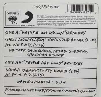 LP Depeche Mode: Before We Drown (Remixes) / People Are Good (Remixes) LTD | NUM