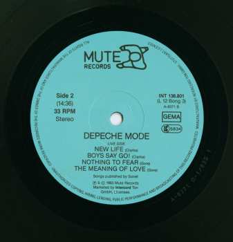 LP Depeche Mode: Everything Counts And Live Tracks LTD | NUM