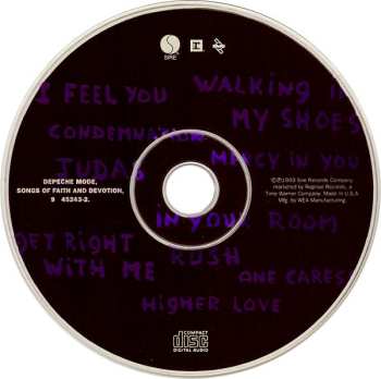 CD Depeche Mode: Songs Of Faith And Devotion