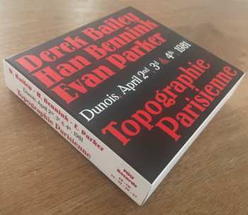 4CD/Box Set Evan Parker: Topographie Parisienne (Dunois, April 2nd, 3d & 4th, 1981)