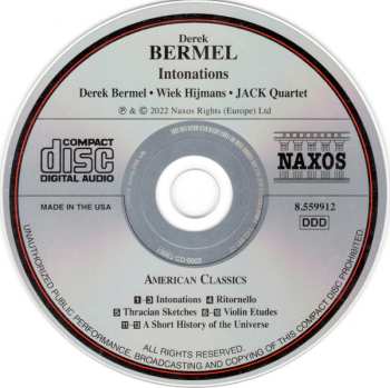CD The JACK Quartet: Intonations