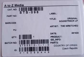 LP Devin Burrows: The Wretched - Original Soundtrack