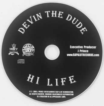 CD Devin The Dude: Hi Life
