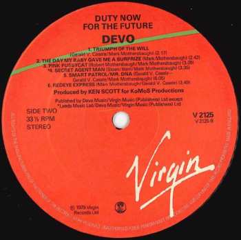 LP Devo: Duty Now For The Future