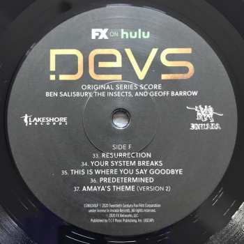 3LP Ben Salisbury: Devs (Original Series Score)