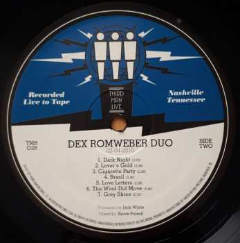 LP Dex Romweber Duo: Live At Third Man