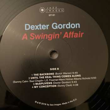 LP Dexter Gordon: A Swingin' Affair