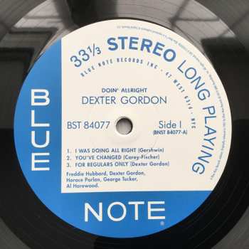LP Dexter Gordon: Doin’ Allright