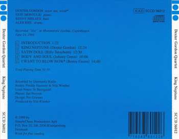 CD Dexter Gordon Quartet: King Neptune