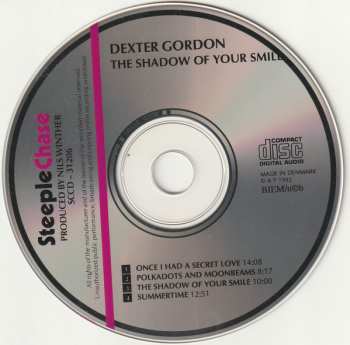 CD Dexter Gordon Quartet: The Shadow Of Your Smile