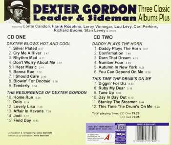 2CD Dexter Gordon: Three Classic Albums Plus (Leader & Sideman)