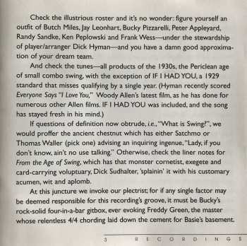 CD Dick Hyman: Swing Is Here