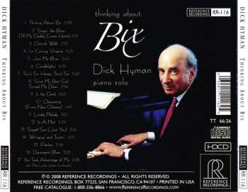 CD Dick Hyman: Thinking About Bix