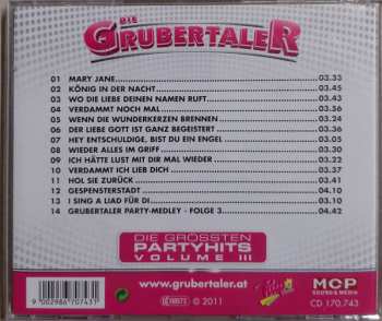 CD Die Grubertaler: Die Grössten Partyhits Volume III