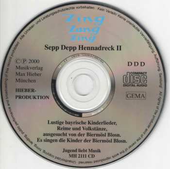 CD Die Kinder Der Biermösl Blosn: Zing Zang Zing