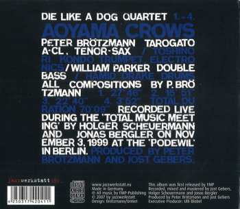 CD Die Like A Dog Quartet: Aoyama Crows