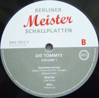 LP Die Tommys: Volume 1 LTD | NUM