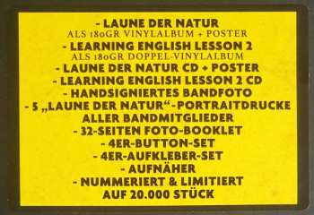 3LP/2CD/Box Set Die Toten Hosen: Laune Der Natur / Learning English Lesson 2 DLX | LTD | NUM | DIGI