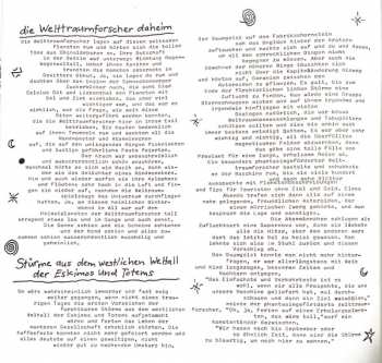 LP Die Welttraumforscher: Herzschlag Erde / Verdunkelt Die Sinne LTD