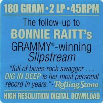 2LP Bonnie Raitt: Dig In Deep
