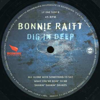 2LP Bonnie Raitt: Dig In Deep