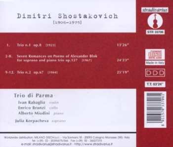 CD Dmitri Shostakovich: Complete Works For Piano Trio