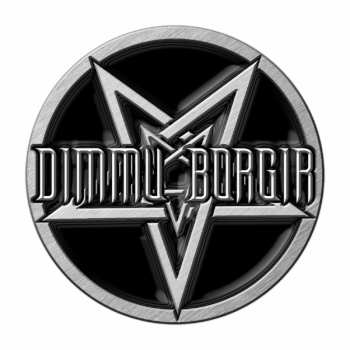 Merch Dimmu Borgir: Button Pentagram Steel