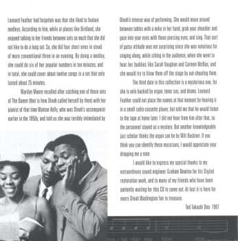 CD Dinah Washington And Her Trio: Live At Birdland 1962