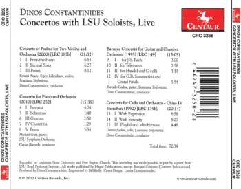 CD Dinos Constantinides: Concertos With LSU Soloists, Live