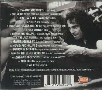 CD Dio: Philadelphia Freedom - The Spectrum Broadcast 1984