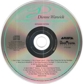 CD Dionne Warwick: How Many Times Can We Say Goodbye