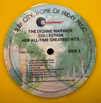 LP Dionne Warwick: The Dionne Warwick Collection - Her All-Time Greatest Hits CLR