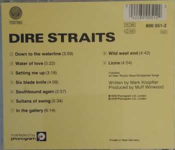 CD Dire Straits: Dire Straits CLR