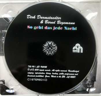 CD Dirk Darmstaedter: So Geht Das Jede Nacht