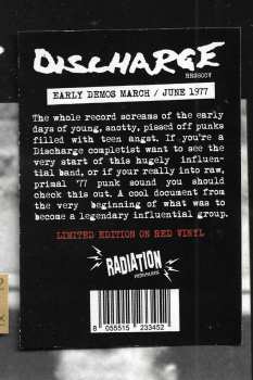 LP Discharge: Early Demo's - March / June 1977 CLR